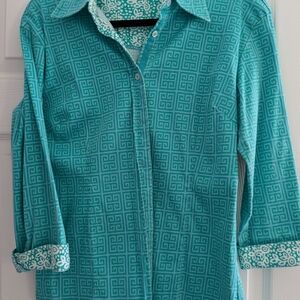 Beautiful Colorful Button down Size Latge